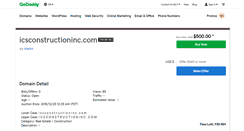 Desktop Screenshot of icsconstructioninc.com